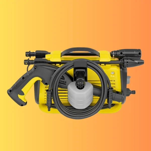 Kärcher K 3 Horizontal Electric Pressure Washer, Foam Cannon, 2 Spray Wands, and Pressure Hose, Compact Design, Easy to Store, 1800 PSI - 1.45 GPM - Image 2