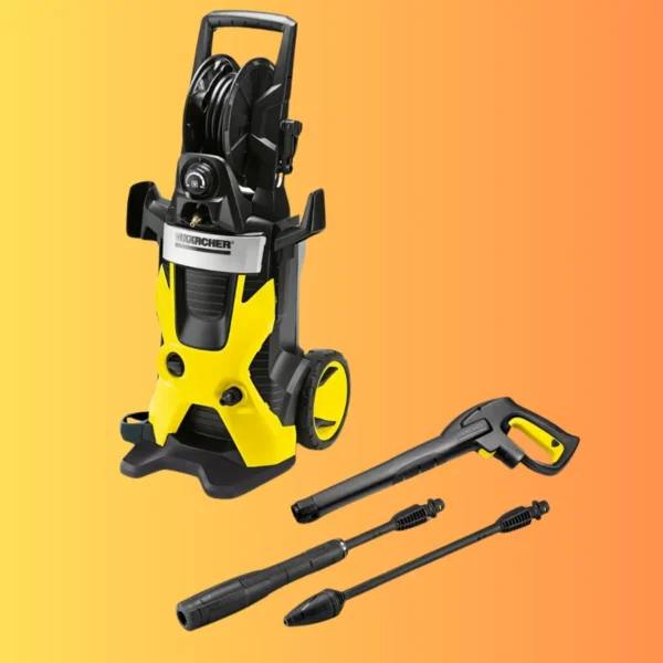 Kärcher K5 Premium Electric Pressure Washer 2000 PSI - with Vario Power & Dirtblaster Wands, Pressurized Hose Reel - 1.4 GPM - Image 4